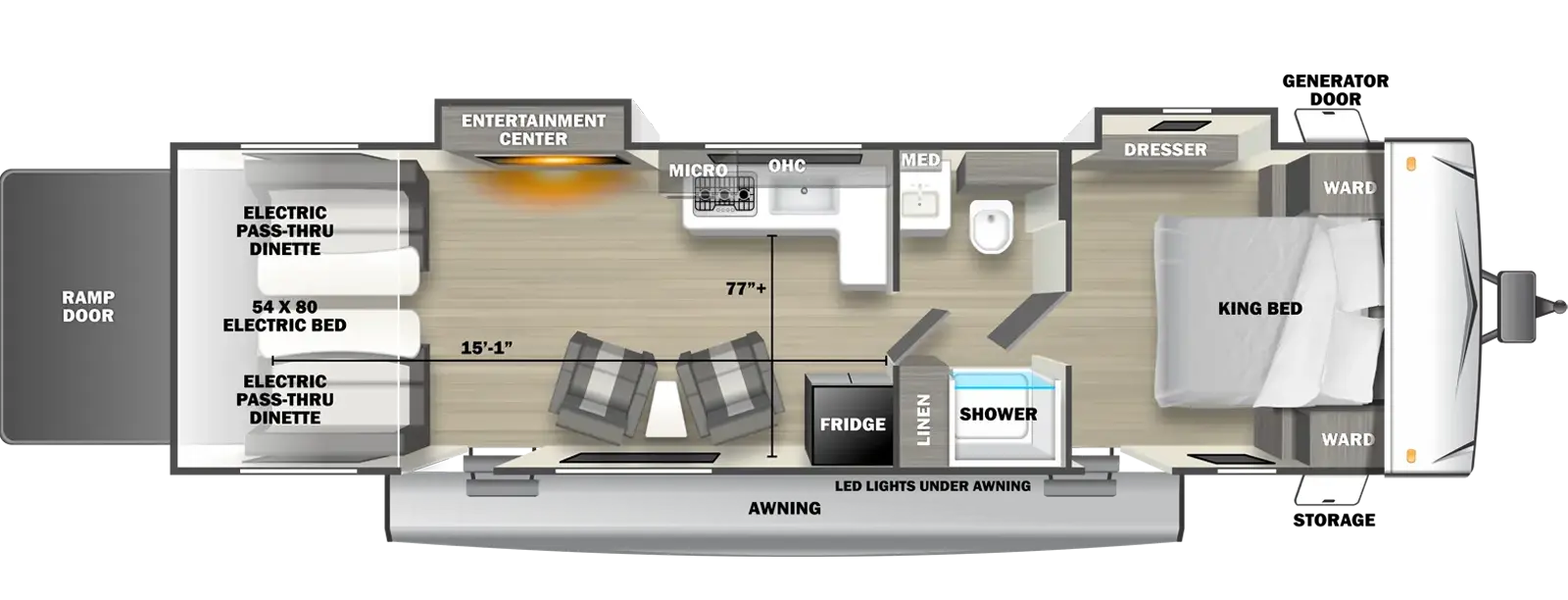 2600SLT Floorplan Image